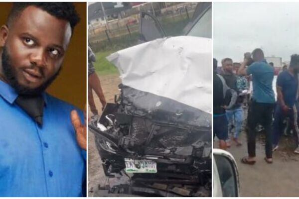 Comedian Oga Sabinus involved in auto crash - skabash