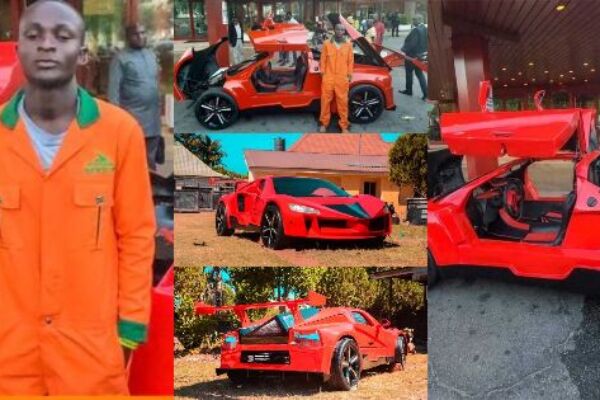 28-year-old Nigerian man builds Nigeria’s first luxury sports car