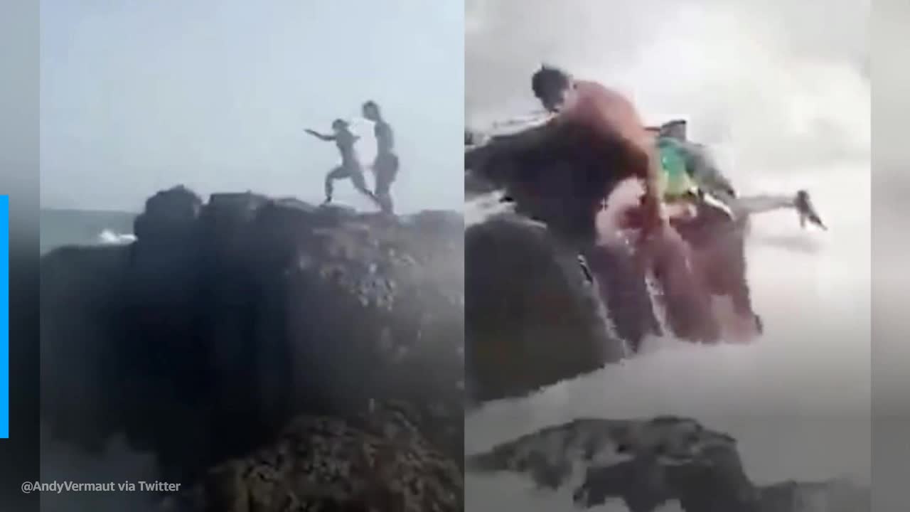 Diving Accident Face Split