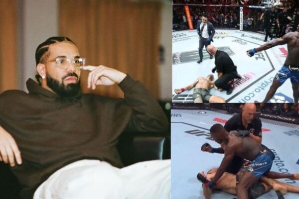 Drake wins $2.7m (N1.2B) on UFC 287 after betting big on Adesanya’s victory