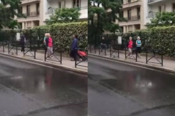 'Angel dey piss': Hilarious reactions as rain falls on a spot