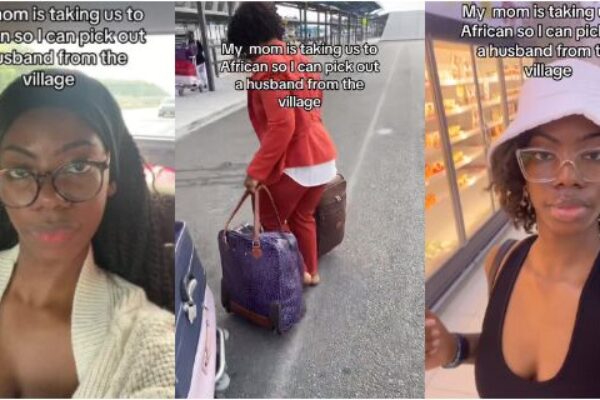 'Who's ready to marry': Pretty abroad based lady returns home in search of 'village' husband