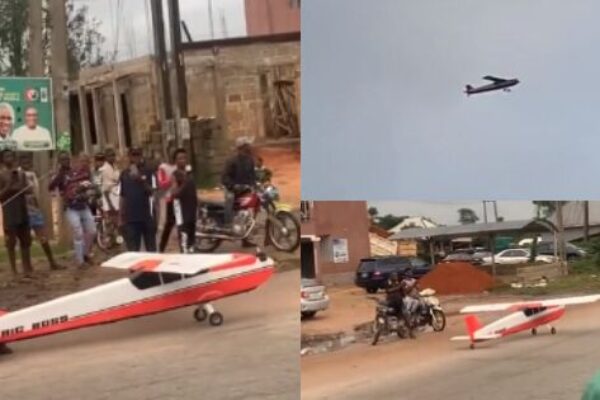 'Naija people get talent': Nigerian man flies self-built drone, impresses residents