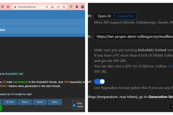 Kobold Horde: Crowdsourced AI tool that generates human-like text