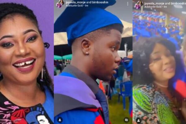 'Big achievement': Actress Jaiye Kuti’ celebrates as son graduates as lawyer